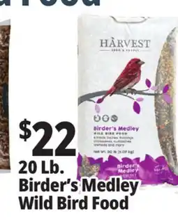 Ocean State Job Lot Harvest Birder's Medley Wild Bird Food 20 lbs offer
