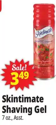 Ocean State Job Lot Skintimate Shaving Gel offer