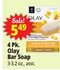 Ocean State Job Lot 4 Pk. Olay Bar Soap offer