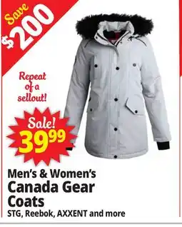 Ocean State Job Lot Men's & Women's Canada Gear Coats offer