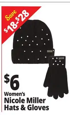 Ocean State Job Lot Women's Nicole Miller Hats & Gloves offer