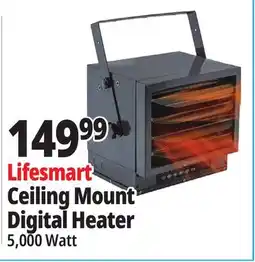 Ocean State Job Lot Lifesmart Hard-Wired Ceiling Mount Electric Space Heater offer