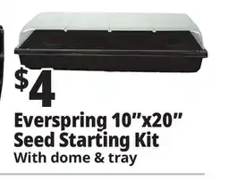 Ocean State Job Lot Everspring 10 x 20 Seed Starting Kit offer