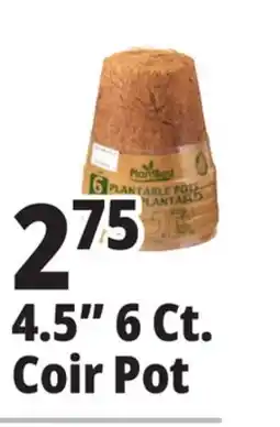 Ocean State Job Lot PlantBest Plantable 4.5 Coconut Coir Pots 6 Count offer