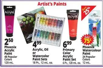Ocean State Job Lot Artist's Paints offer