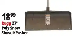 Ocean State Job Lot RUGG Pathmaster 27 Ultra Snow Pusher Shovel offer