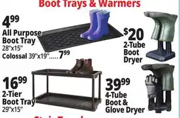 Ocean State Job Lot Boot Trays offer