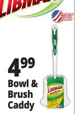 Ocean State Job Lot Libman Bowl Brush & Caddy 2 Piece offer