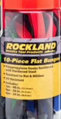 Ocean State Job Lot Rockland Flat Bungee Cords 10 pc offer