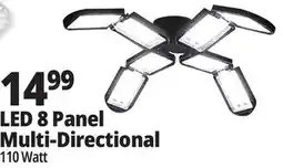 Ocean State Job Lot Bright Living 8-Panel LED Garage Light offer