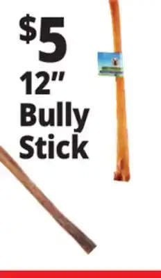 Ocean State Job Lot 12 Premium Bully Stick Pet Chew offer