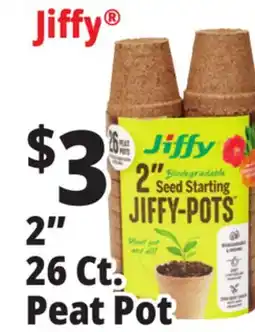 Ocean State Job Lot 2 Biodegradable Seed Starting Jiffy-Pots 26 Pots offer