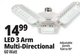 Ocean State Job Lot Multi-Directional LED Light 6000 Lumens offer