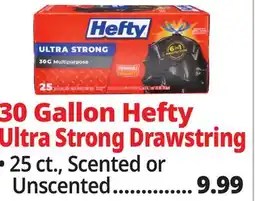 Ocean State Job Lot Hefty Strong Multipurpose 30 Gallon Trash Bags 56 Count offer