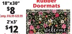 Ocean State Job Lot Rubber Doormats offer