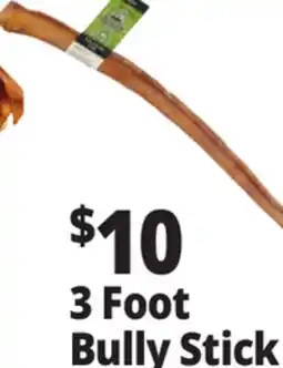 Ocean State Job Lot 3 Foot Bully Stick offer