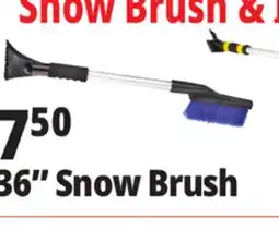 Ocean State Job Lot Nor' easter 36 Snow Brush with Scraper offer
