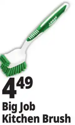 Ocean State Job Lot Big Job Kitchen Brush offer