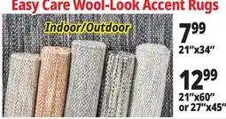 Ocean State Job Lot Easy Care Wool-Look Accent Rugs offer
