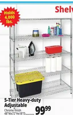 Ocean State Job Lot 5-Tier Heavy-duty Adjustable offer