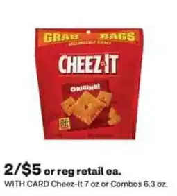 CVS Cheez-It or combos offer