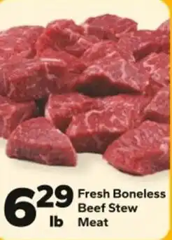 Save a Lot Fresh boneless beef stew meat offer
