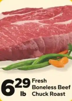 Save a Lot Fresh Boneless Beef Chuck Roast offer