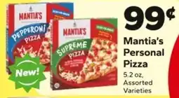 Save a Lot Mantia's Personal Pizza offer