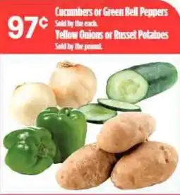Nob Hill Cucumbers or Green Bell Peppers offer