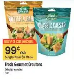 Nob Hill Fresh Gourmet Croutons offer