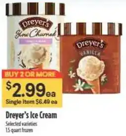 Nob Hill Dreyer's Ice Cream offer