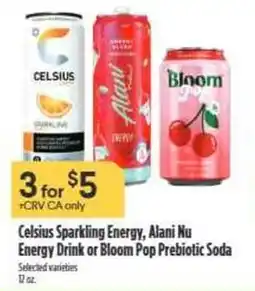 Nob Hill Celsius Sparkling Energy offer