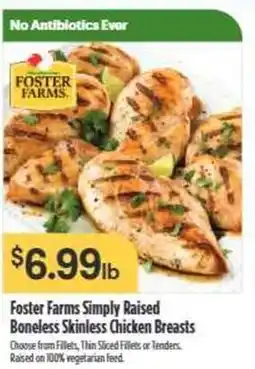Nob Hill Foster Farms Simply Raised Boneless Skinless Chicken Breasts offer