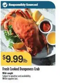 Nob Hill Fresh Cooked Dungeness Crab offer