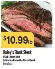 Nob Hill Raley's Flank Steak offer