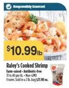 Nob Hill Raley's Cooked Shrimp offer