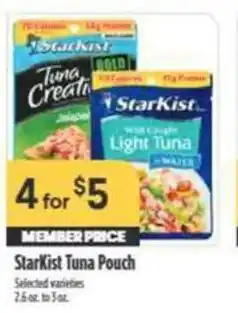 Nob Hill StarKist Tuna Pouch offer