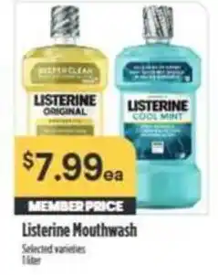 Nob Hill Listerine Mouthwash offer