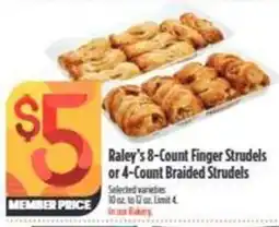 Nob Hill Raley's 8-Count Finger Strudels offer