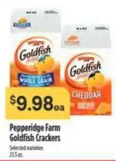 Nob Hill Pepperidge Farm Goldfish Crackers offer
