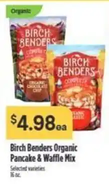 Nob Hill Birch Benders Organic Pancake & Waffle Mix offer