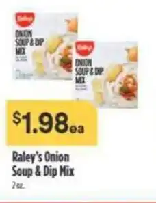 Nob Hill Raley's Onion Soup & Dip Mix offer