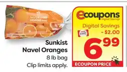 Weis Markets Sunkist Navel Oranges offer