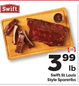 Weis Markets Swift St Louis Style Spareribs offer