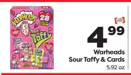 Weis Markets Warheads Sour Taffy & Cards offer
