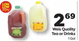 Weis Markets Weis Quality Tea or Drinks offer