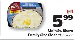 Weis Markets Main St. Bistro Family Size Sides offer