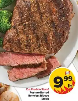 Weis Markets Pasture Raised Boneless Ribeye Steak offer