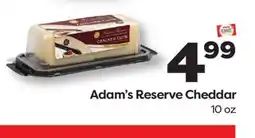 Weis Markets Adam's Reserve Cheddar offer
