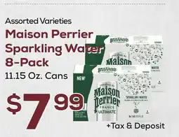 DeCicco & Sons Maison Perrier Sparkling Water 8-Pack offer